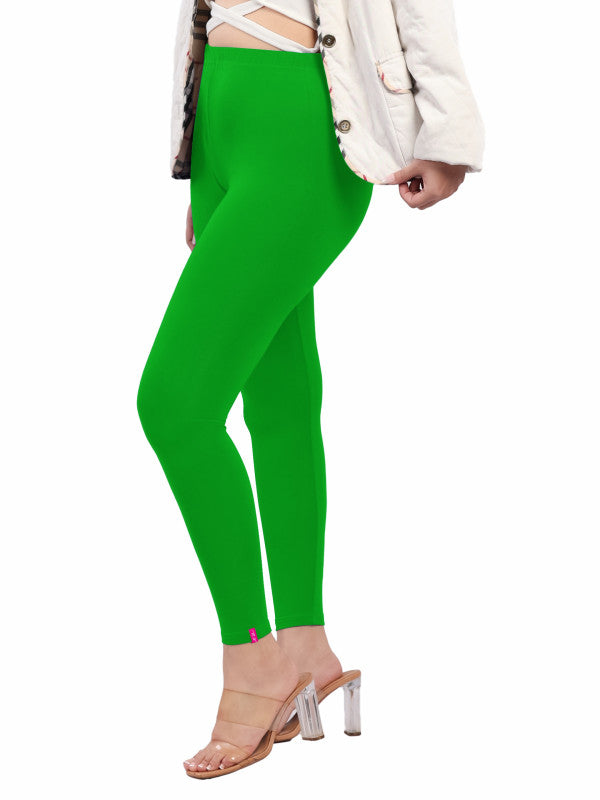 Ankle Leggings - Parrot Green